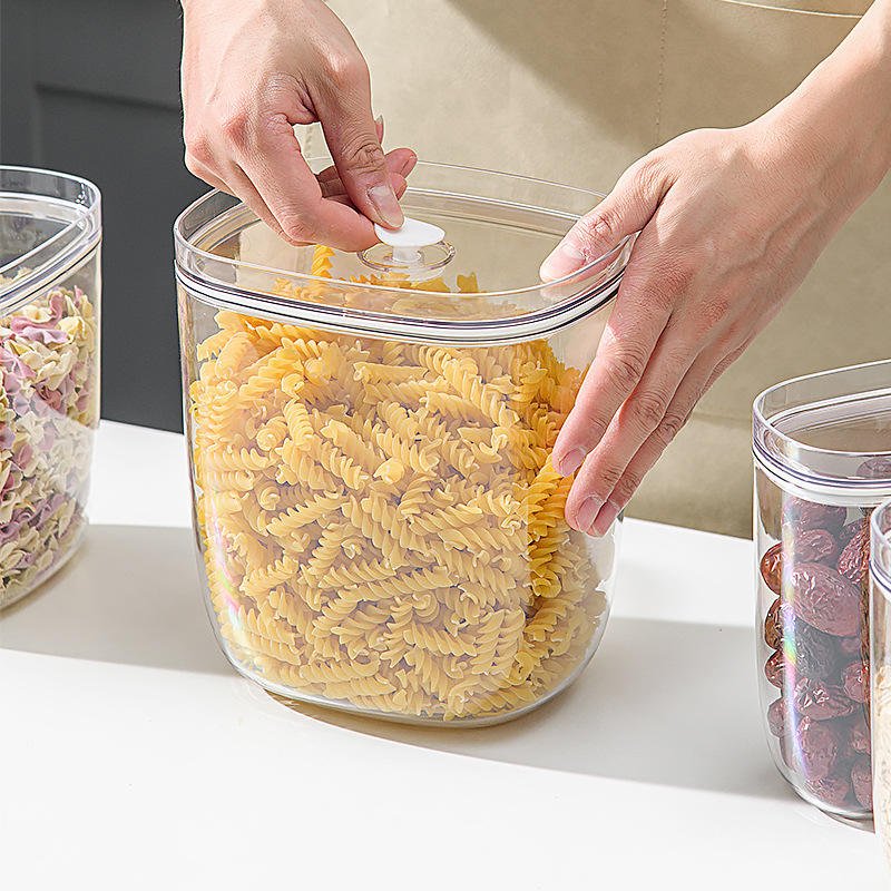 Pantry Organizers 24 Pack Large Airtight Plastic Cereal Container Box Food Storage Containers Sets For Sugar,Flour,Dry Food