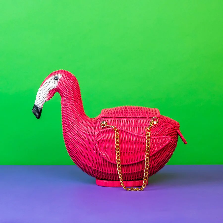 High Quality Rattan Crow Bag Rattan Storage Basket OEM Designs Customize Animal Basket from HNH Craft New Product