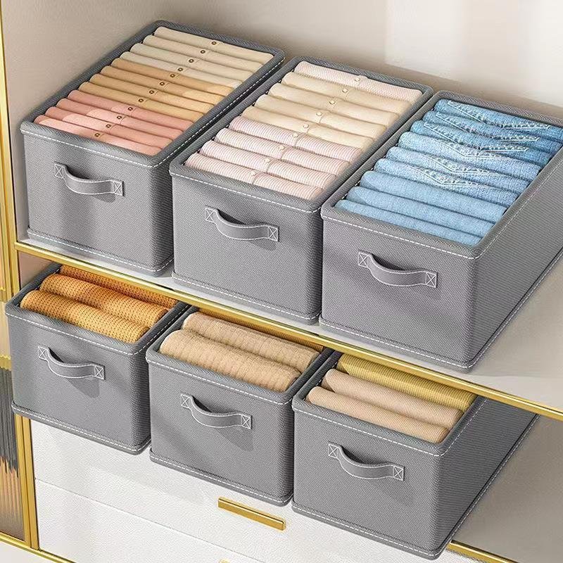 Household Hot Sale Clothes Organizer Closet Storage Washable Wardrobe Drawer Organizer For Clothes Jeans Underwear Storage Box