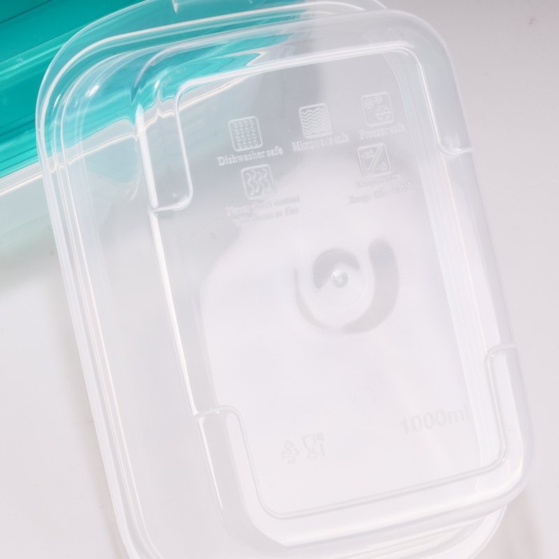 3 Pcs Clear Refrigerator Storage Box Silicone Gel Plastic Hot Soup Bowl Food Storage Containers Kitchen Accessories 2024