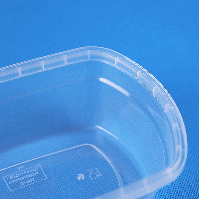 Eco Friendly Disposable PP plastic Oval Microwaveable Lunch Food Packaging Box Container B625
