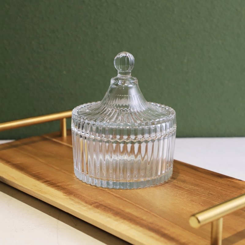 Kitchen Storage Can Glass Jars Sealed Cans with Cover Food Storage Bottles Spice Jars Candy can