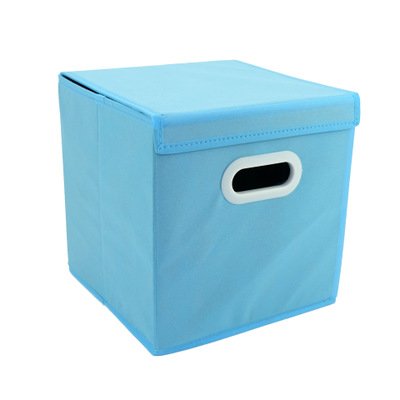 Charmcci 400822 Non-woven folding clothing with a cover sundry multi-functional home toy storage box