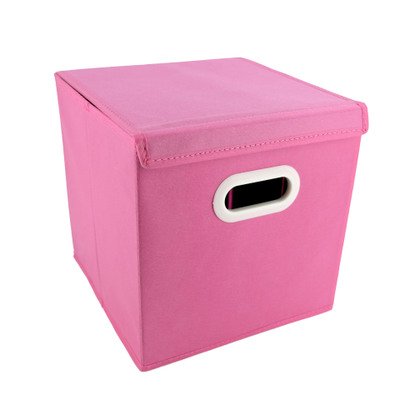 Charmcci 400822 Non-woven folding clothing with a cover sundry multi-functional home toy storage box