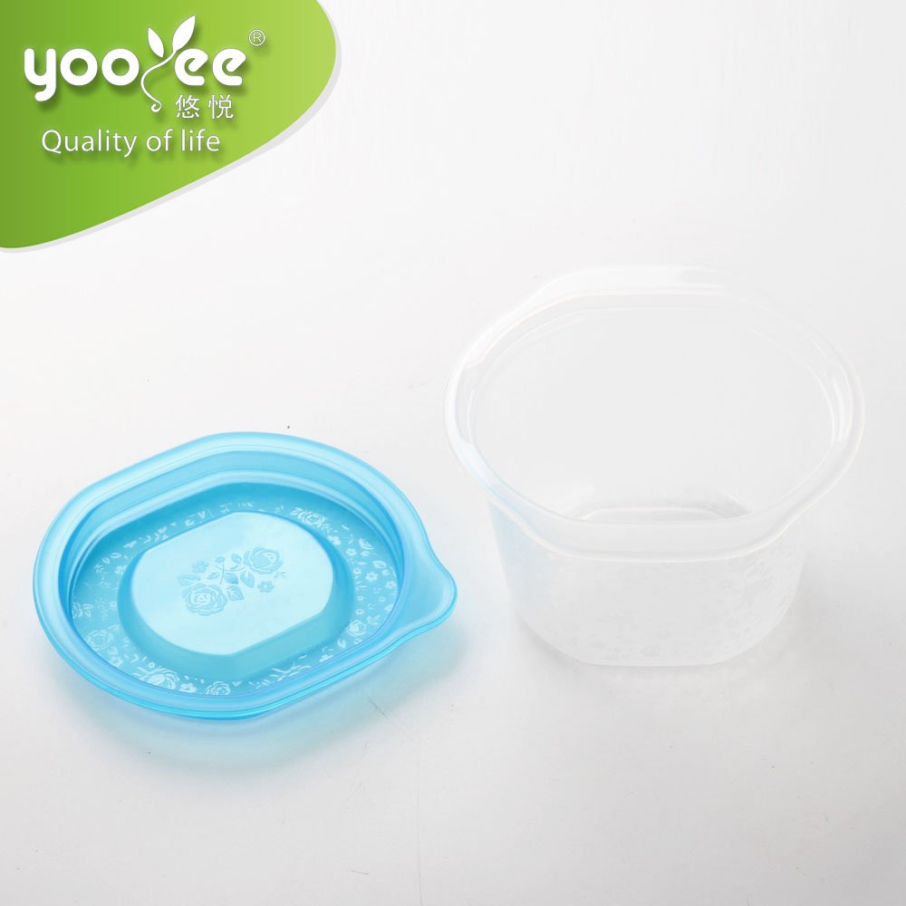 Plastic Ware Fresh Keeping Storage Box Containers 550mlx4 Pcs Storage Boxes & Bins Food Container Set Rectangle Modern 17.8/15