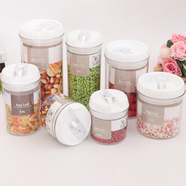 Food Storage Box Sets BPA Free Rectangle Plastic Food Storage Container Set Refrigerator Storage Bins Useful Box