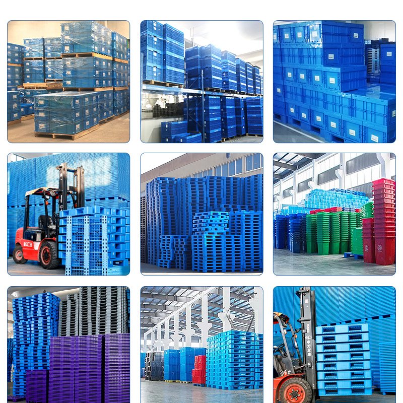 JMST112 Wholesale Custom Heavy Duty Black Stackable Plastic box storage