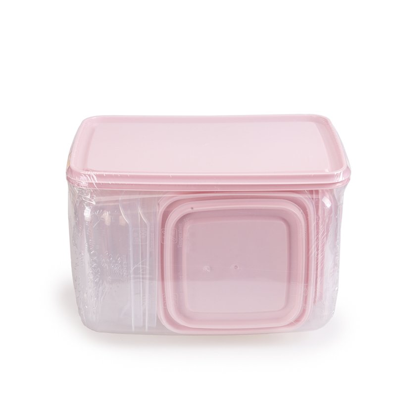 Food-Grade Airtight Microwave 17pcs Plastic Food Storage Container with lid freezer organizer Kitchen Accessories
