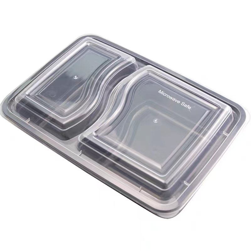 Reusable Microwave 2 3 4 5 6 Multi-compartment Meal Prep Lunch Box 28 32oz Commercial Disposable Containers Takeaway Lunch box