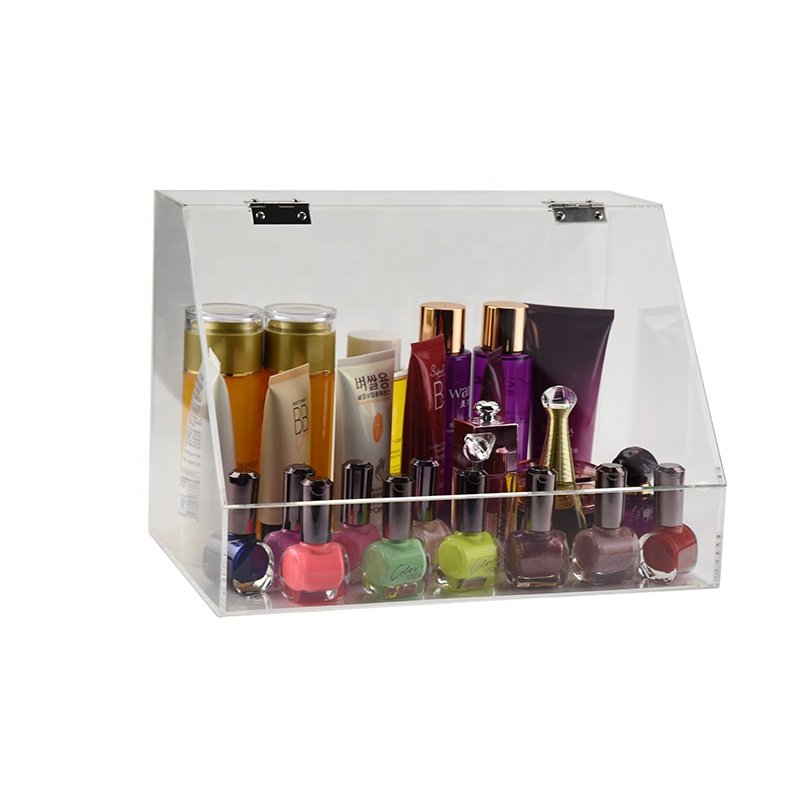 Wholesale Storage Acrylic Cosmetic Storage Box Make Up Brush Holder Acrylic Organizer Box