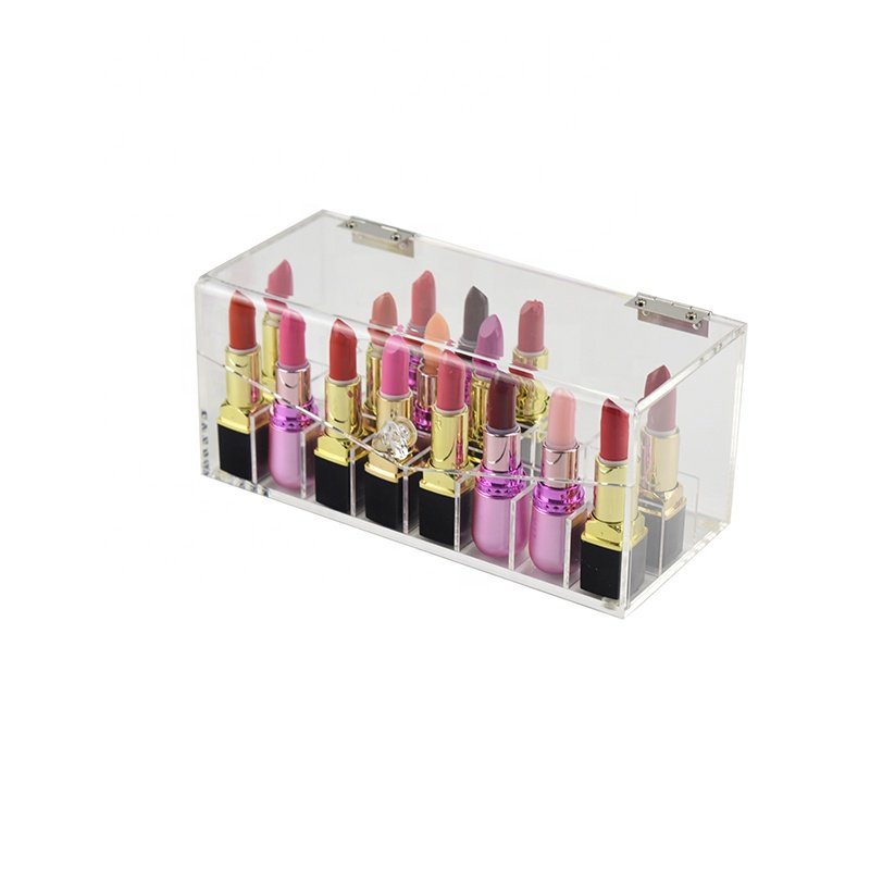 Wholesale Storage Acrylic Cosmetic Storage Box Make Up Brush Holder Acrylic Organizer Box