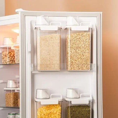 Hot Sale Large Capacity Plastic Seal Food Storage Boxes Dry Food Cereal Storage Container Leak Proof Grain Storage