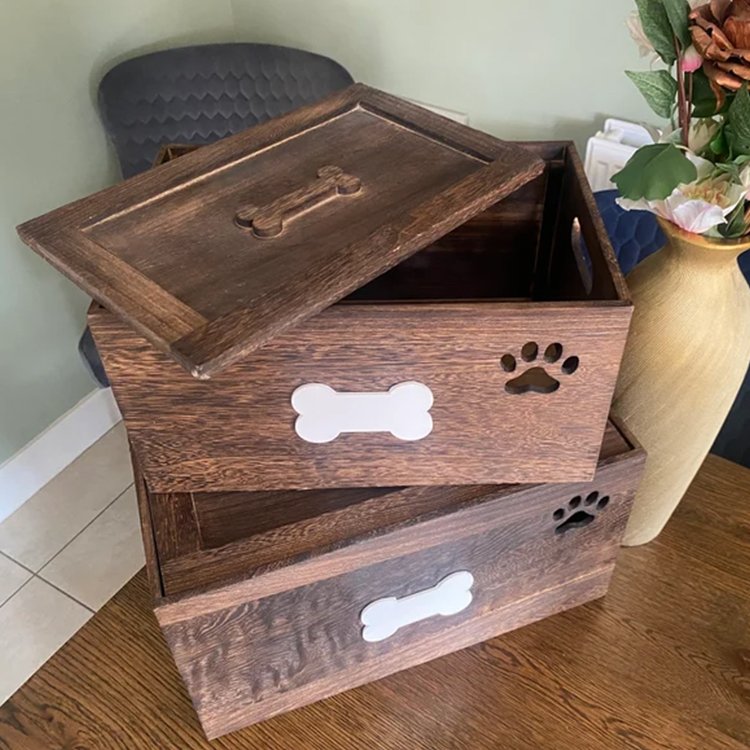 dog food storage box dog toy boxes wooden toy box with lid