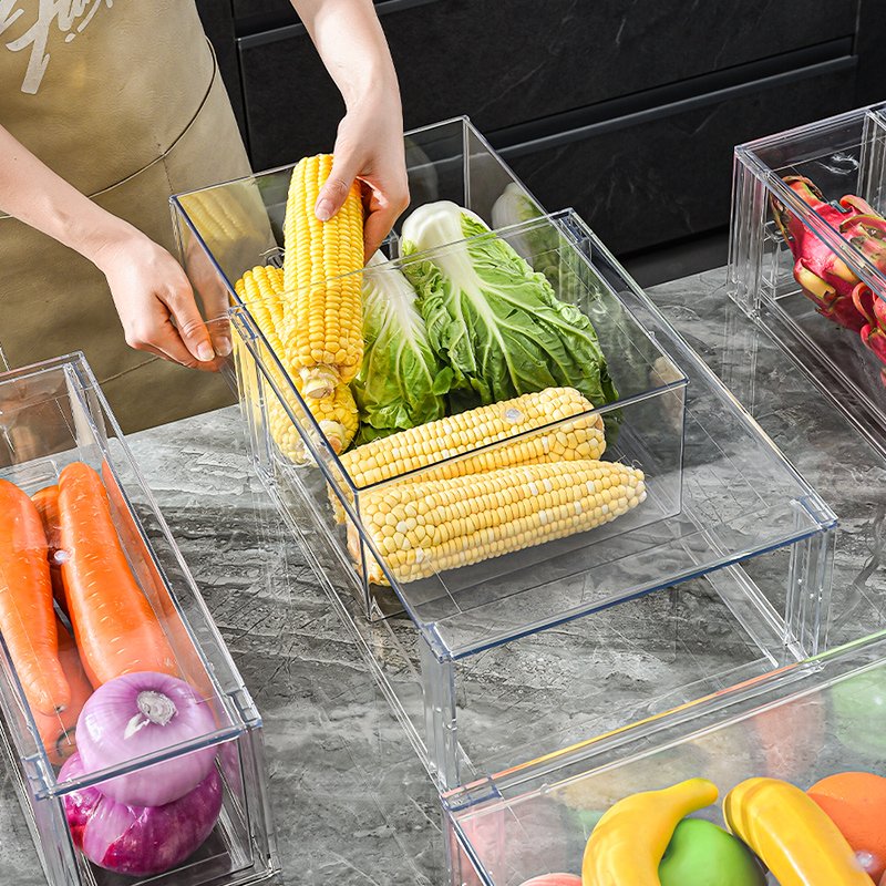 Hot selling pet storage containers for household refrigerators to store BPA free kitchen cleaning utensils