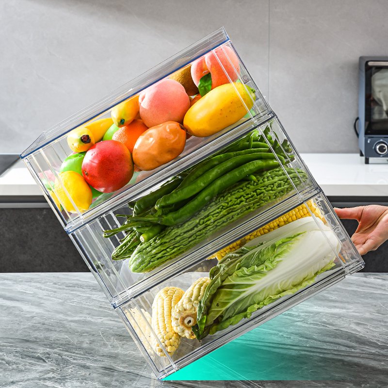 Hot selling pet storage containers for household refrigerators to store BPA free kitchen cleaning utensils