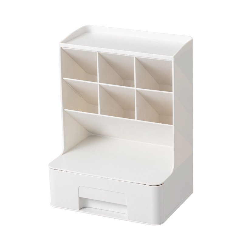Slant insert storage box desktop drawer pencil holder home cosmetics storage rack student dormitory multifunctional storage box