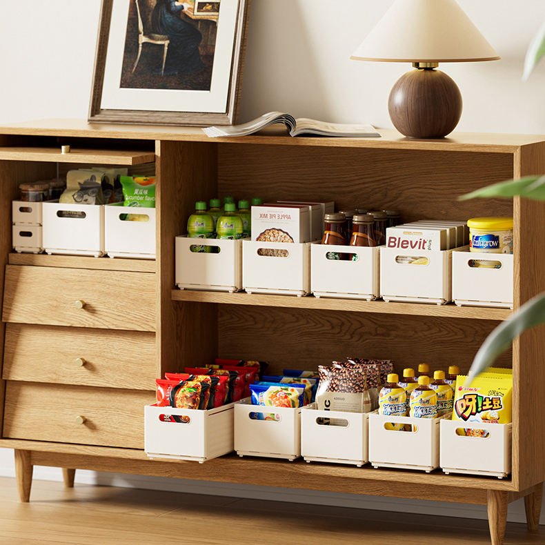 High Quality Multi-Purpose Home Kitchen Cabinet Stackable Mobile Storage Food Item Storage Box
