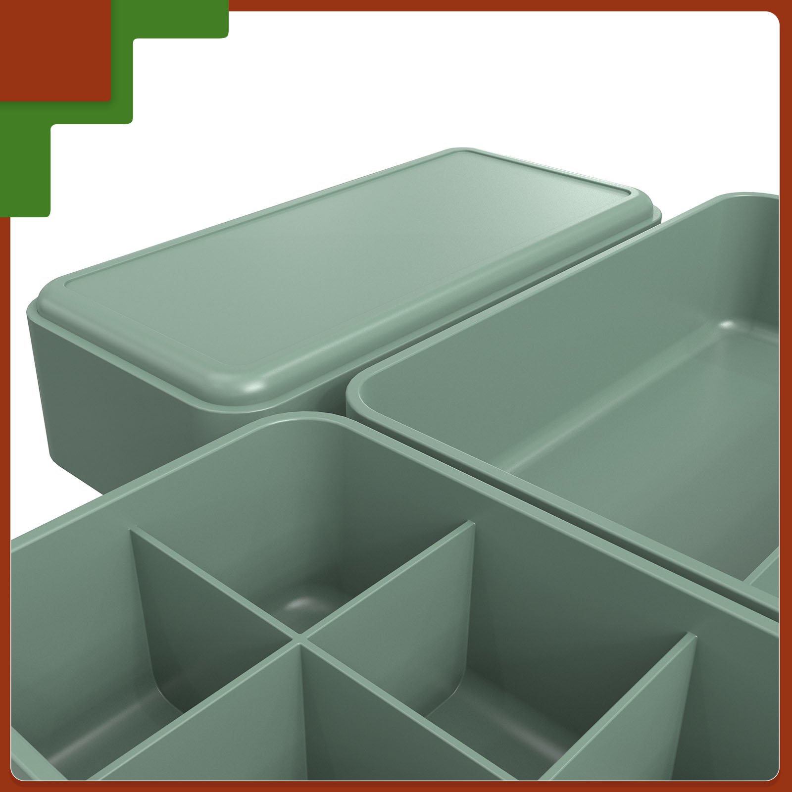 Wholesale Plastics Cosmetic Storage Box Multi-Compartment Bedroom Desktop Make Up Box Cosmetic Organizer Makeup Box