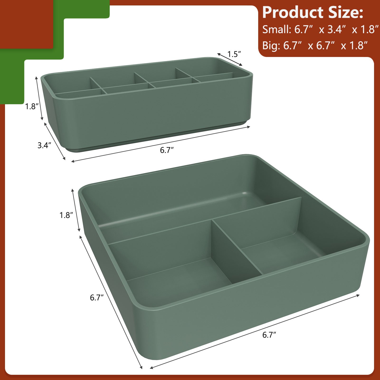 Wholesale Plastics Cosmetic Storage Box Multi-Compartment Bedroom Desktop Make Up Box Cosmetic Organizer Makeup Box
