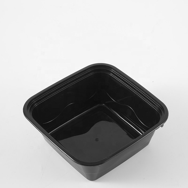 Hot selling disposable square small plastic containers,disposable lunch fast food box with Lid