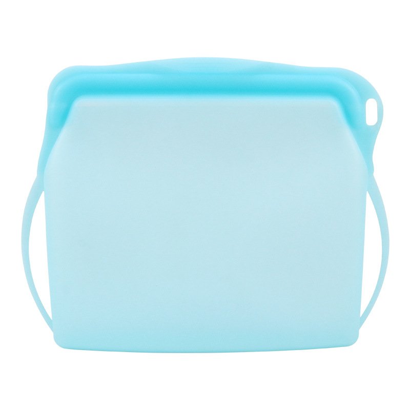 2023 eco-friendly freezer bags reusable silicone food storage bag silicone bag for fruit vegetables liquid