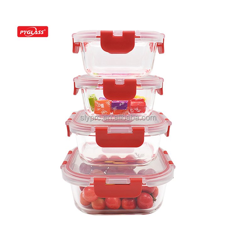 24-Piece Superior Glass food storage containers with lids 100% Leakproof Glass Meal-Prep Containers