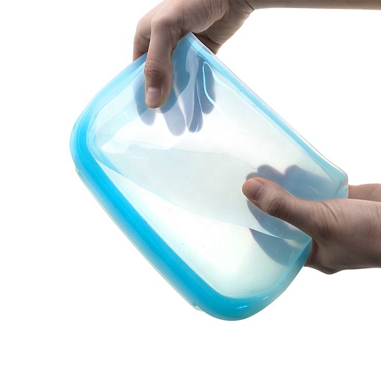 1300ML Best Seller Standing Silicone Bag, Space Saving Food Storage Container Cereal Storage, Water-proof Bag
