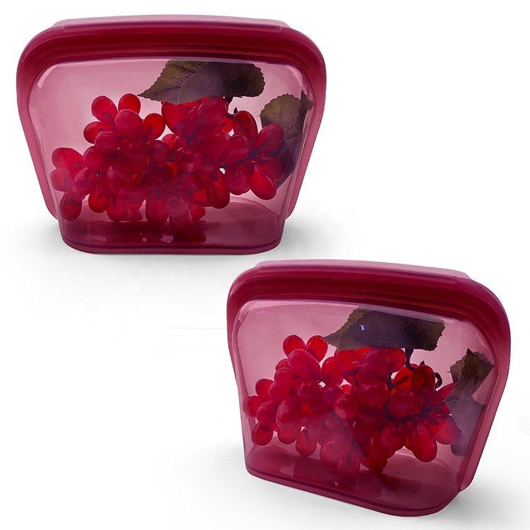1300ML Best Seller Standing Silicone Bag, Space Saving Food Storage Container Cereal Storage, Water-proof Bag