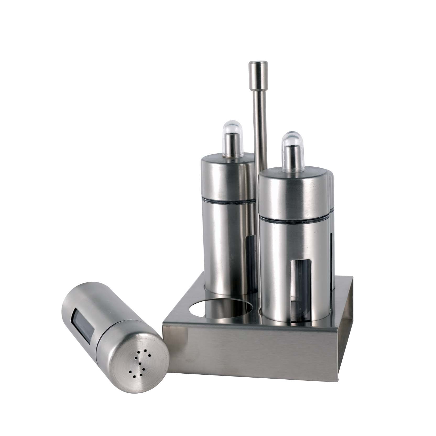 Stainless Steel Salt & Pepper Shaker Economical and Practical Kitchen Spice Jar