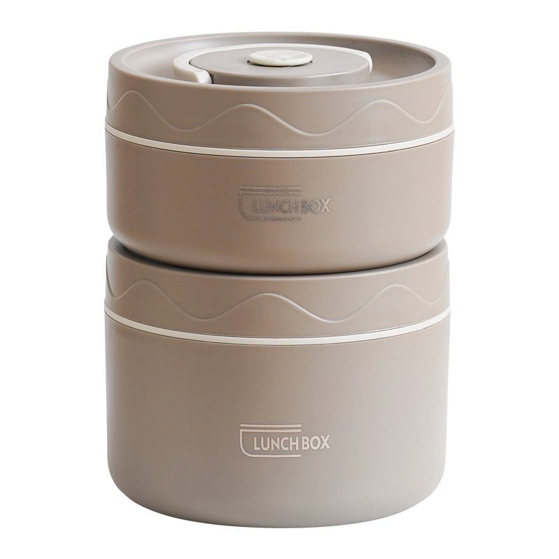 Portable 3pcs Food Warmer Container Stackable Stainless Steel Bento Box Thermal Insulated Lunch Box