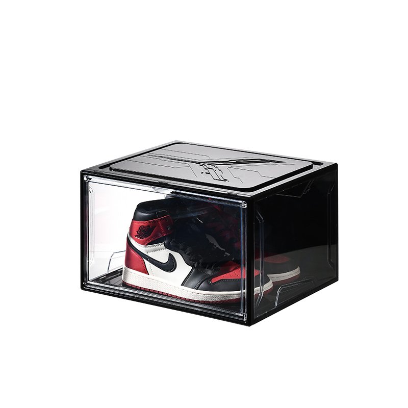 Acrylic clear shoe boxes plastic transparent sneaker shoes storage box organizer