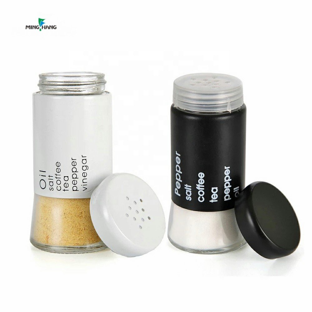 Wholesale Kitchen Food Storage Spice Jar 130ml 400ml 600ml 800ml Pepper Salt Spice Seasoning Glass Jar