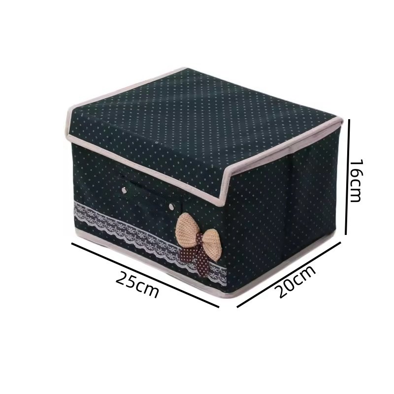 Collapsible storage box New non-woven multi-color storage box Family clothes and living room sundries can be folded storage box