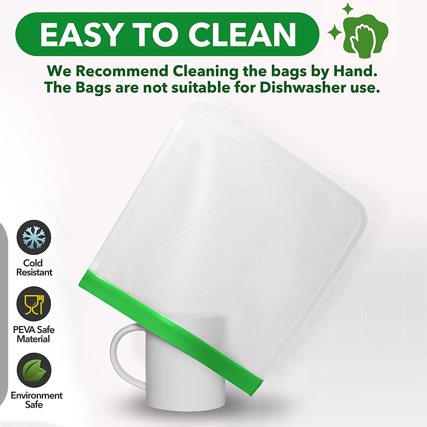 Eco Friendly silicone food storage bag stand up pouch food packaging bags with zipper
