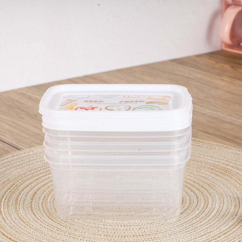 Eco friendly 3Pcs Food Containers Microwave Safe Plastic Refrigerator Food Storage Containers Kitchen Accessories