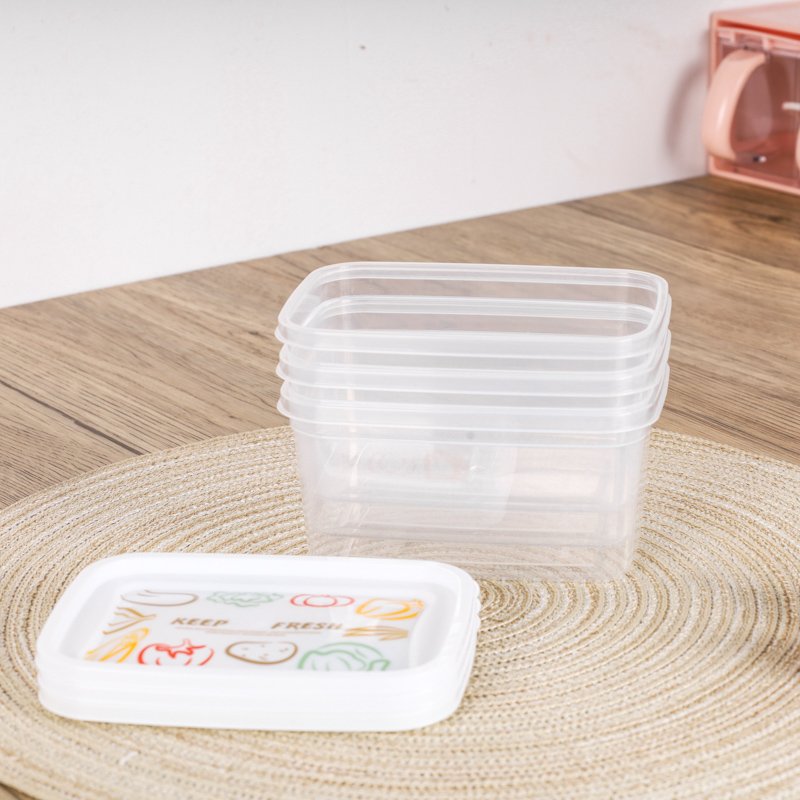 Eco friendly 3Pcs Food Containers Microwave Safe Plastic Refrigerator Food Storage Containers Kitchen Accessories