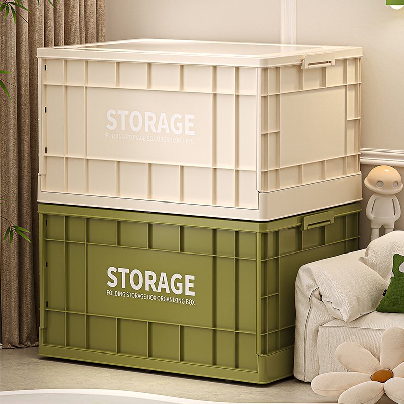 Rmier Industrial Style Large Capacity Storage Bins Multi Size Foldable Heavy Duty Stackable Storage Boxes for Home Use