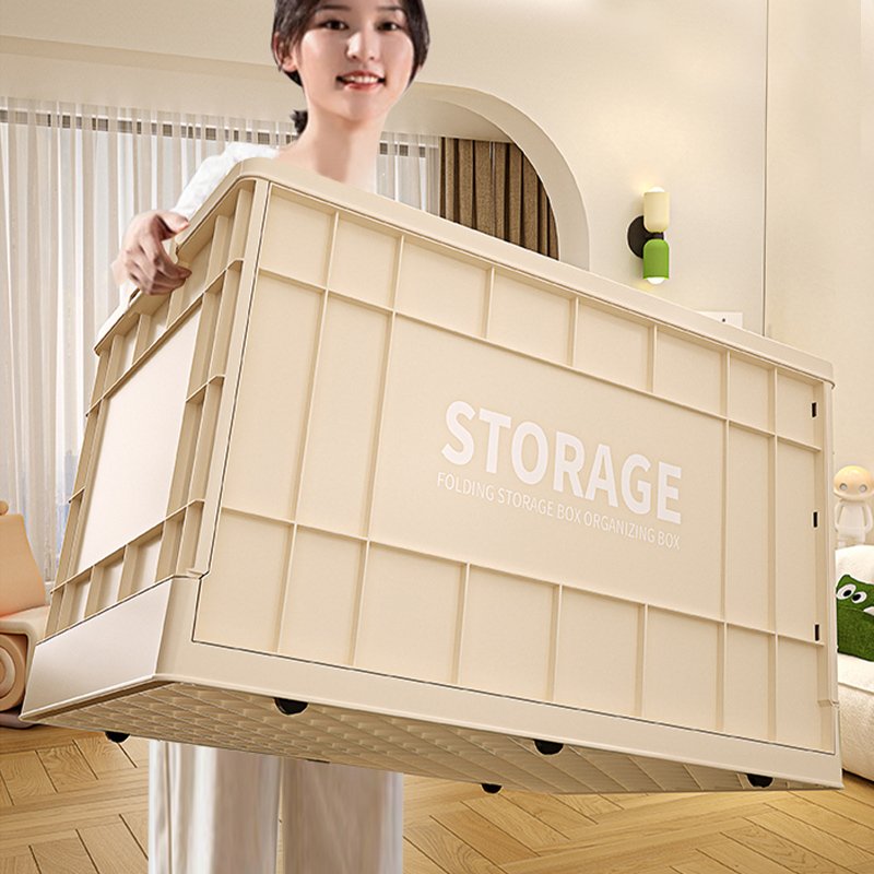 Rmier Industrial Style Large Capacity Storage Bins Multi Size Foldable Heavy Duty Stackable Storage Boxes for Home Use