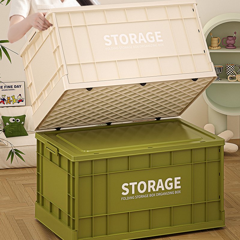 Rmier Industrial Style Large Capacity Storage Bins Multi Size Foldable Heavy Duty Stackable Storage Boxes for Home Use
