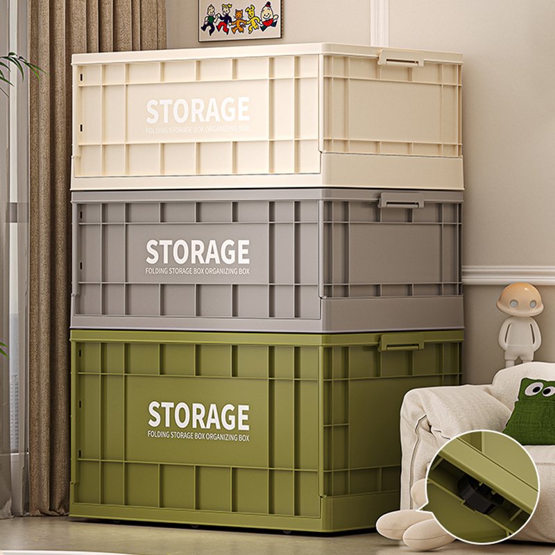 Rmier Industrial Style Large Capacity Storage Bins Multi Size Foldable Heavy Duty Stackable Storage Boxes for Home Use