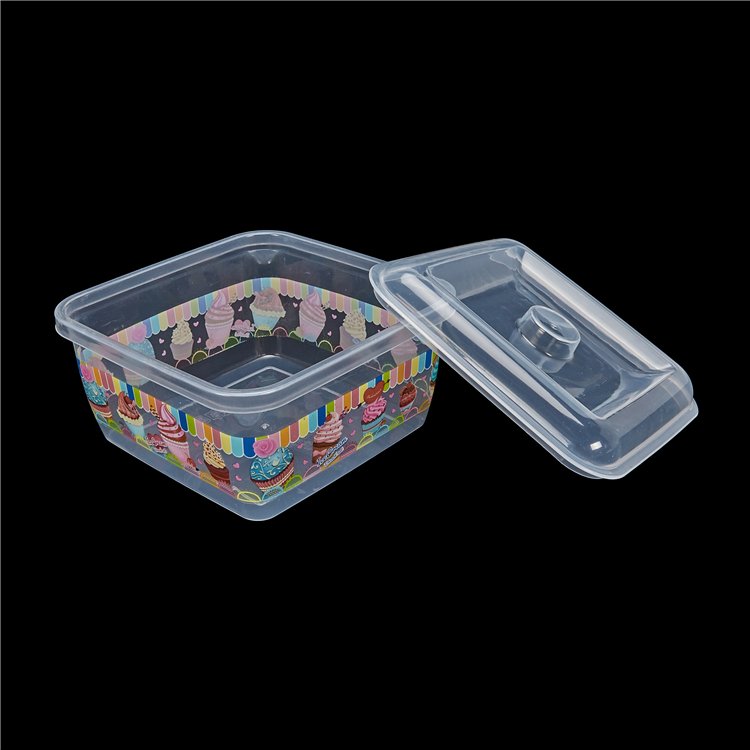 Microwavable Plastic Food Storage Boxes Sets With Airtight Locked Lids Set of 3pcs Crisper