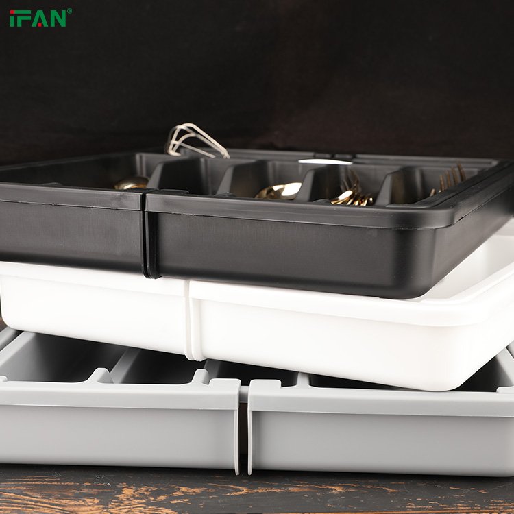 Simple Houseware Expandable Kitchen Drawer Flatware Organizer Utensil Storage Box