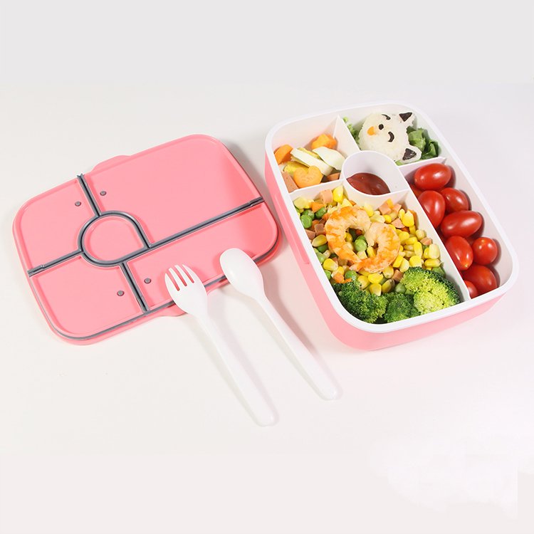 Top 10 Kids Lunch Boxes Microwave Safe 5 Compartment Airtight Bento Container Optimal Quality PP Material Simple Modern Style