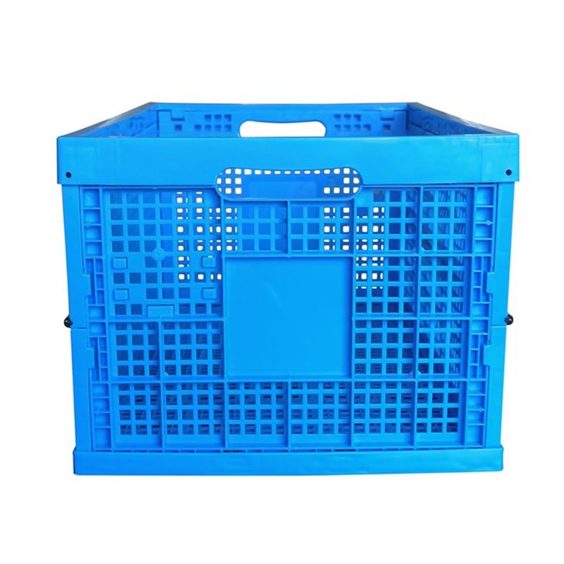 Agricultural plastic folding storage box for storing vegetables and fruits Customized ventilated plastic basket