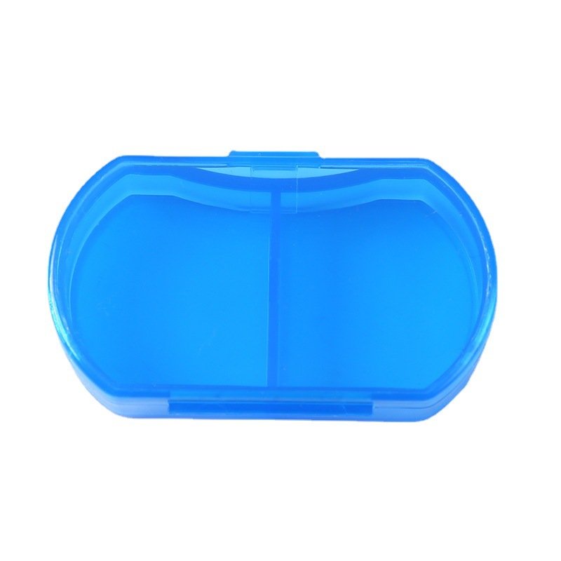 OEM Quality custom printed pill box 2 days mini plastic case clear colorful Medicine Storage Pill Box