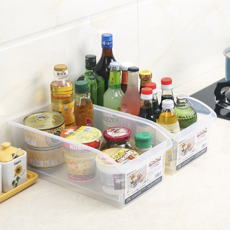 DD096 Factory Plastic Japanese-style Drawer Type Organize Box Kitchen Fruit Food Storage Container Refrigerator Storage Boxes