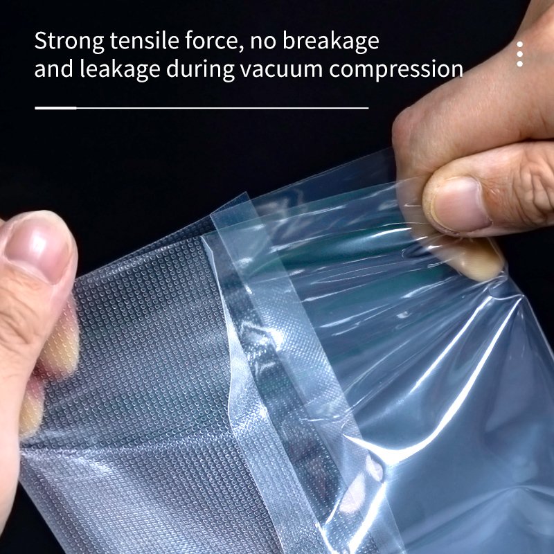 Custom transparent vacuum storage sealer bags food packaging vacuum seal bag packaging seal bag