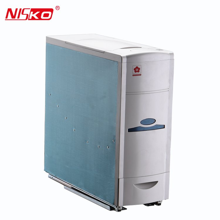 Multifunctional Rice Storage Container pull out Grain box 2 layers with cover Stainless Steel Food Container