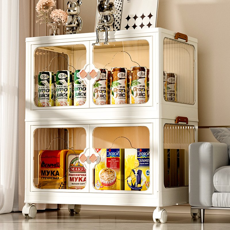 Factory direct multifunction bathroom kitchen folding plastic cabinet storage