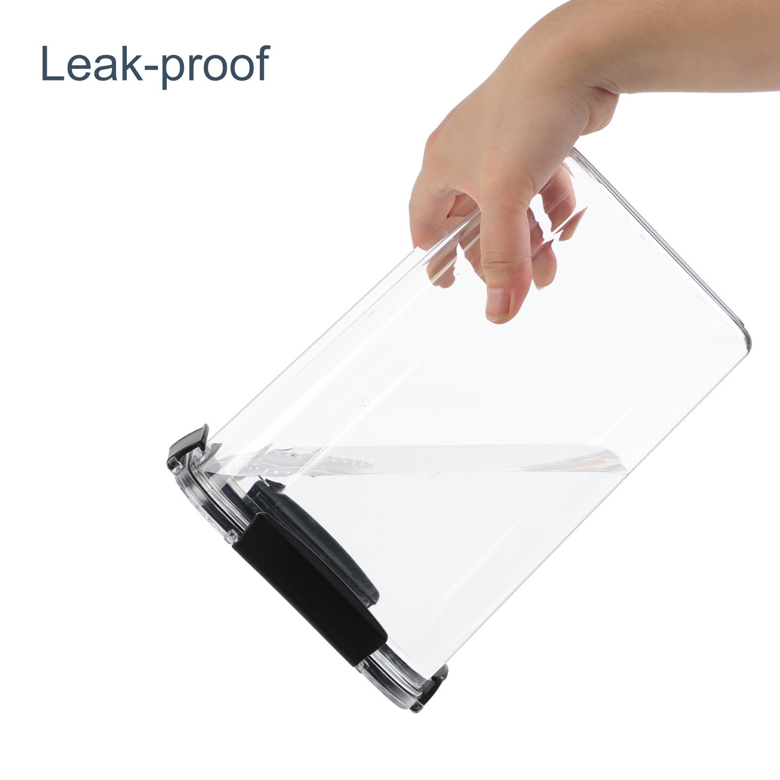 New Design Airtight Food Storage Containers With Easy Locking Lids, Multi-Functional Food Container For Rice, Cereal, Snacks